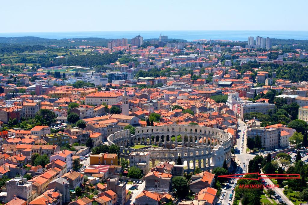 Apartments Arena Pula Exteriör bild