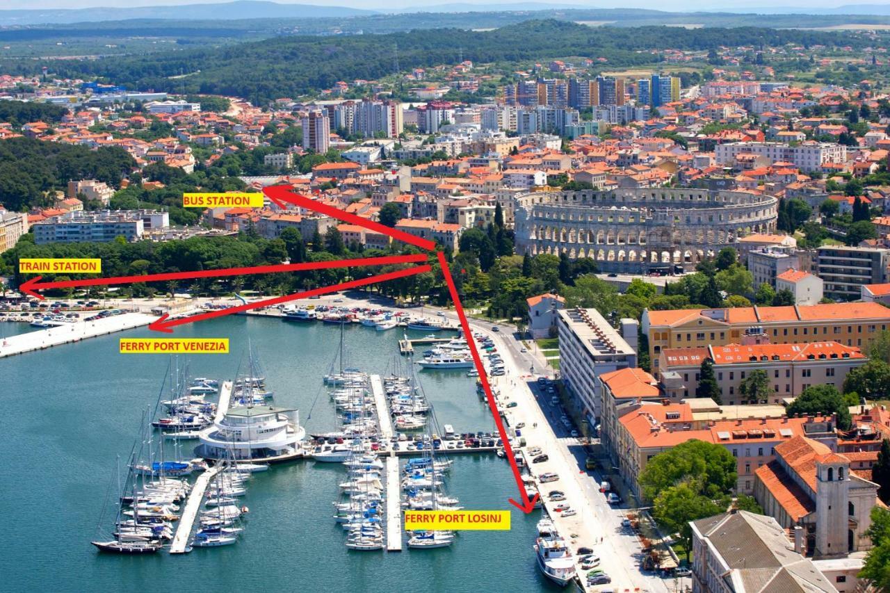 Apartments Arena Pula Exteriör bild