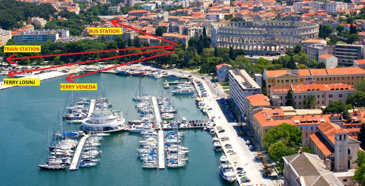 Apartments Arena Pula Exteriör bild